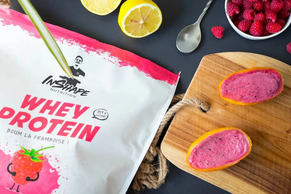 Sorbet protéiné à la framboise